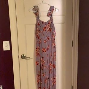 *3 for $20* Xhilaration Purple Floral jumpsuit